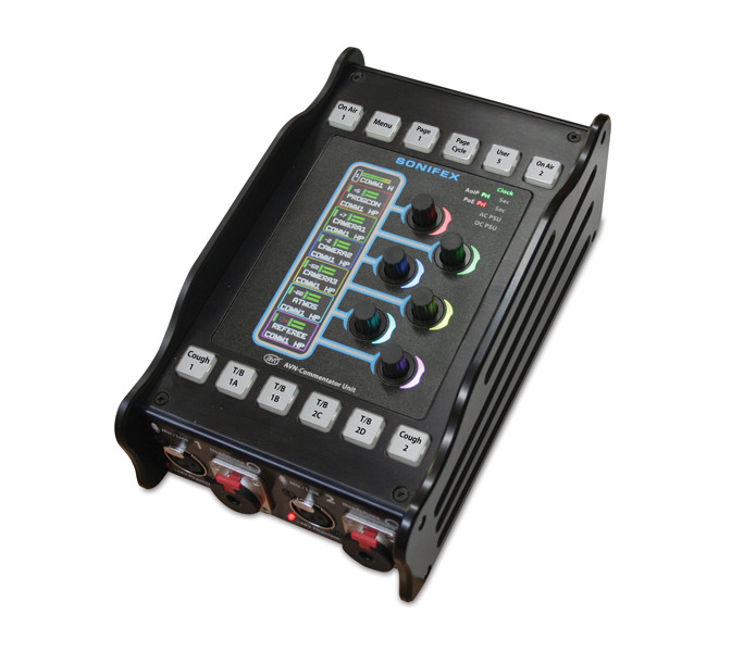 Sonifex AVN-CU2-DANTE - 2 Mic/Line Input Commentator Unit, Dante