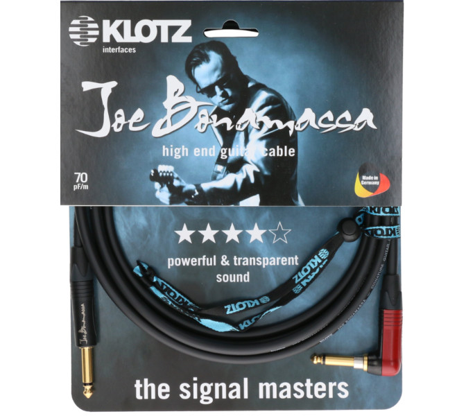 Gitarový kábel KLOTZ, 3m, J. Bonamassa, JBNRSP030