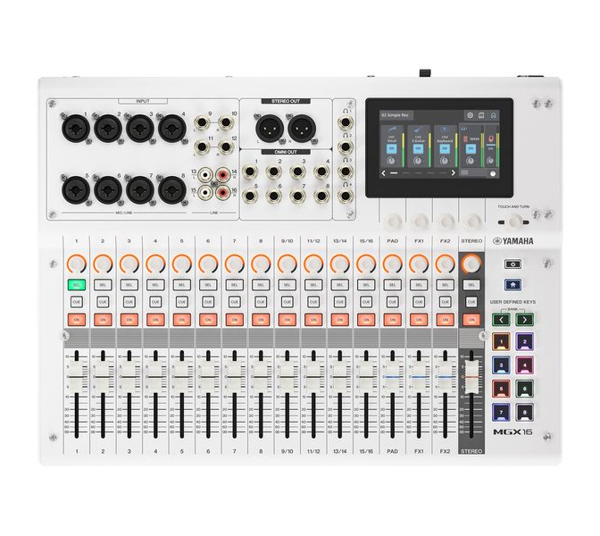 Yamaha MGX16 WH - prenosný digitálny mixpult