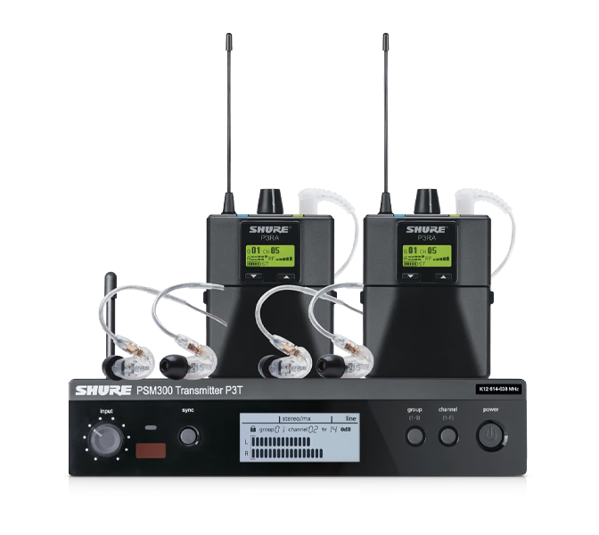 SHURE P3TUKRA215TWP-K3E